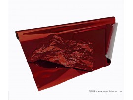 A13 紅色/藝術彩箔 (64cm*米)